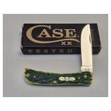 Case XX Green Apple Bone Peach Seed Jig Sod