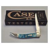 Case XX Sky Blue Bone Crandall Jig Small Texas