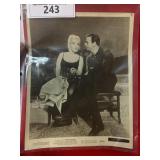 8ï¿½ x 10" Black and White Photo of Marilyn Monroe