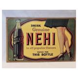 (C) Metal Nehi Drunk Sign 17"x 10ï¿½"