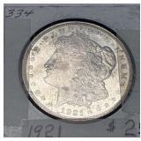 1921 Morgan Silver Dollar 90% Silver