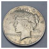 1924 Silver Peace Dollar 90% Silver