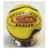 Case XX Glass Advertising Marble w/ Stand 7/8"