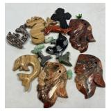 Hand Carved Stone Animal Figurines great for your