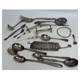 Assorted Collection of Vintage and Antique Silver-