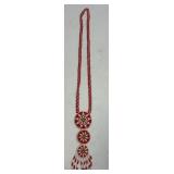 Handcrafted Triple Medallion Seed Bead