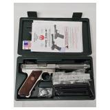 Ruger Mark III 22 Cal Pistol w/ 3 Magazines, Rail