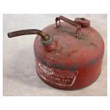(F)  2 1/2 Gallon Gas Can