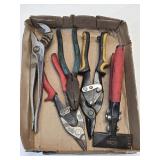(C) Channel Locks, Side Cutters, Tin Snips & Tin