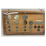 22 Coins in Hanging Display! 1904 Morgan Silver