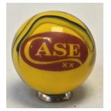 Case XX Glass Advertising Marble w/ Stand 1"