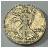 1943 SILVER Walking Liberty Half Dollar as Shown