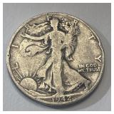 1942 SILVER Walking Liberty Half Dollar as Shown
