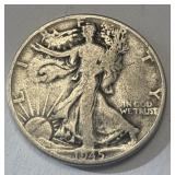 1945 SILVER Walking Liberty Half Dollar as Shown