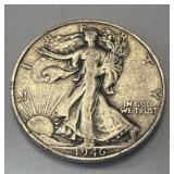 1946 SILVER Walking Liberty Half Dollar as Shown