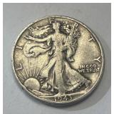 1943 SILVER Walking Liberty Half Dollar as Shown