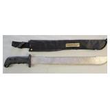 (C) 18" Machete & Sheath