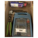 Tray Lot Containing Combination Pliers, Channel