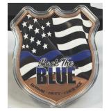 (SC) Back The Blue Colorized 5oz .999 CU Copper