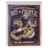 (C) Metal "We The People" Sign 12ï¿½"x 16"