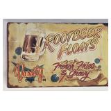 (C) Metal Varsity Drive-In Sign 16"x 10"