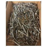 Tray lot containing screws, nuts, bolts, and
