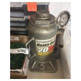 Pittsburgh 20 ton heavy duty bottle jack