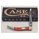 Case XX SparXX Red Synthetic Smooth Small Texas