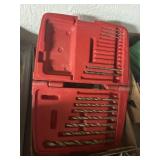 Box lot containing staple gun, door, lock, set