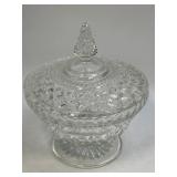 (B) Vintage Anchor Hocking Wexford Cut Glass