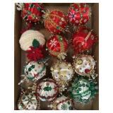 (A) Vintage Push Pin Beaded Sequin Handmade