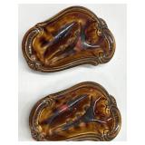 (H) Set of 2 MCM California Pottery Ashtrays Each