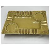 (H) MCM Ceramic Pottery Ashtray and Drink Holder