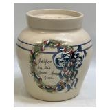 Yesteryear Pottery Crock w Lid Marshall Texas 8ï¿½