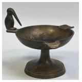 (H) Art Deco Brass Ashtray from Warring States