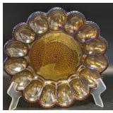 Vintage Indiana Glass Hobnail Amber Carnival