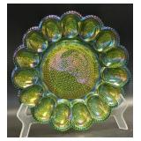 Indiana Carnival Glass Deviled Egg Plate Tray