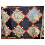 (G) Handmade Quilt 75ï¿½ x 93ï¿½