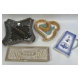 (H) Assorted Ashtrays as Shown including USA  And