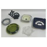 (H) Assorted Ashtrays as Shown including Seagrams