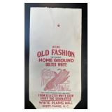 Vintage Cornmeal Bag 10lbs White Plains Mill