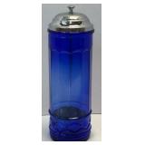 Vintage Cobalt Blue Depression Glass Straw