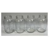 4 Quart Jars Marked 1776 First Stars and Stripes