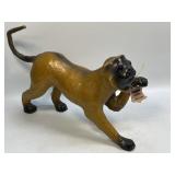 (G) Handmade Leather Monkey Statue 16ï¿½ x 10ï¿½