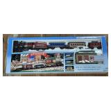 (A) Dickensville Collectibles Train Set