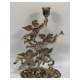 (A) Vintage Godinger Cherubs Angels Silver Plated