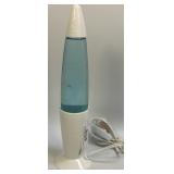 (E) Blue Glitter Lava Lamp 13.5 ï¿½ Works