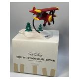 (B) Department 56 ï¿½Red Airplaneï¿½ Snow Village