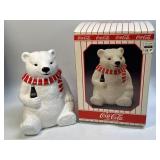 (B) Coca Cola Vintage Cookie Jar Always Cool Polar