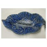 (H) Blue and Silver Color Leaf Shape California